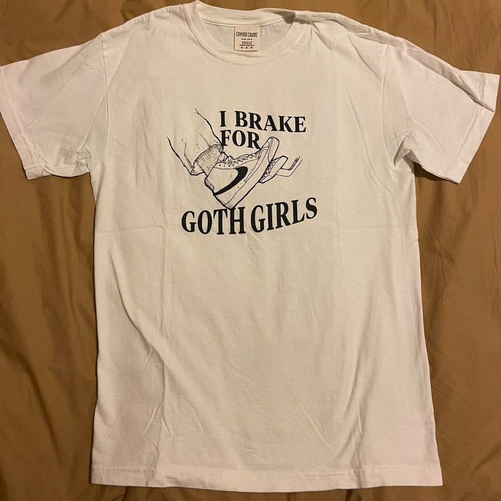 I Brake For Goth Girls graphic shirt